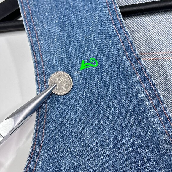 VTG Open Front Vest With Lone Star Beer Patches Size M *NO TAGS - Picture 5 of 12